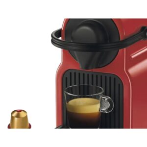 Cafetera de Cápsulas - Krups XN1005, 19 bar, 1260 W, Sistema Nespresso Original, Rojo