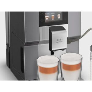 Cafetera Superautomática - Krups EA875E, 15 bar, 1450 W, Gris, Café en Grano