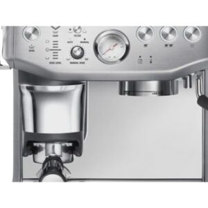 Cafetera Express - Sage SES876BSS4EEU1, 1850 W, Plata, para Espresso y Cappuccino