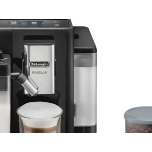 Cafetera Superautomática - De'Longhi EXAM440.55.B, 19 bar, 1450 W, Negro, Café en Grano