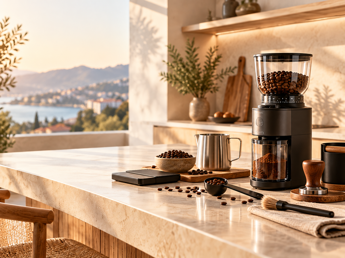 Molinillo de café y accesorios